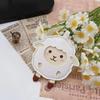 PU Leather Sheep Keychain Lightweight Cartoon Lamb Charm Fun Cute Car Keyring  Party Favor