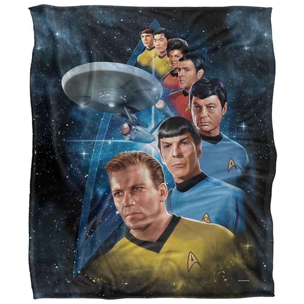 Star Trek Among the Stars Silky Supersoft Blanket