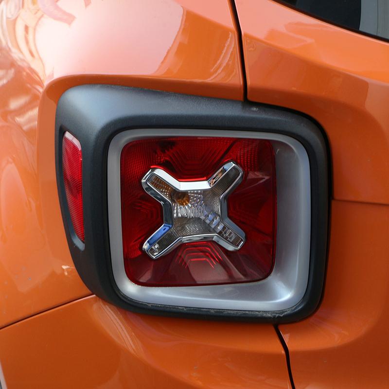For Jeep Renegade 2015 2016 2017 Rear Light Back Lamp Cover Trim Decorative Sticker Car Styling Exterior Accessories