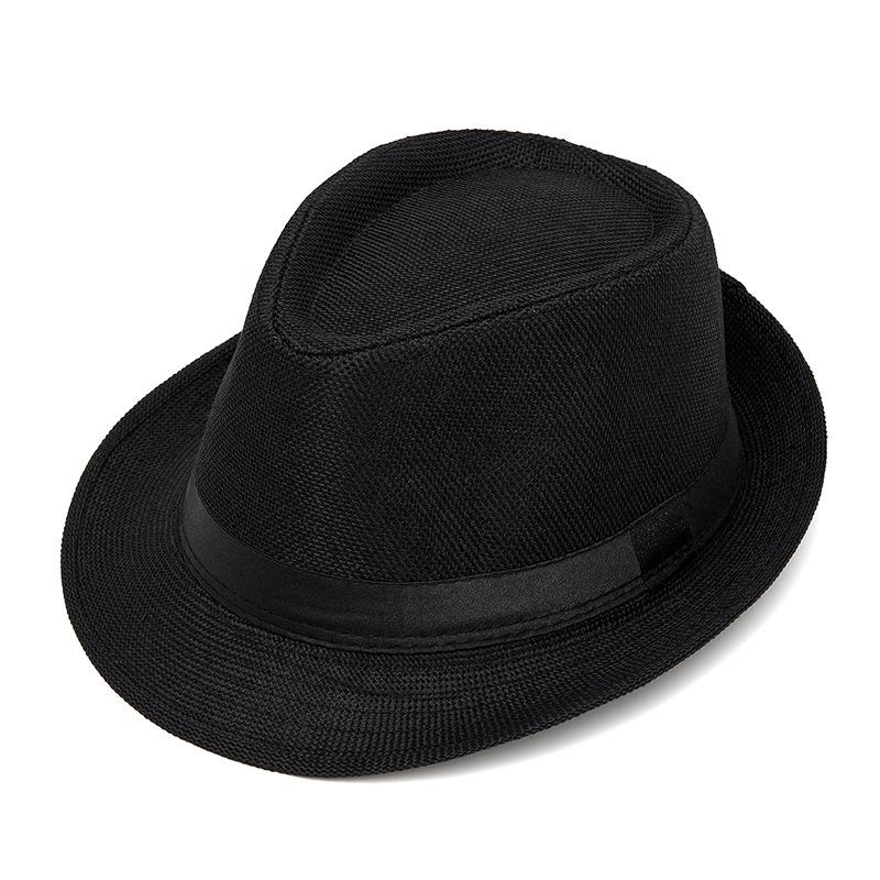 Chapeau Haut de Forme d'Extérieur pour Hommes, Pare-Soleil et Protection Solaire, Tendance Mode d'Été pour Femmes, Chapeaux de Paille Polyvalents, Chapeaux Jazz