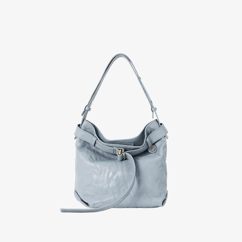 

Сумка-бродяга маленькая новая кожаная сумка-тоут через плечо мягкая сумка