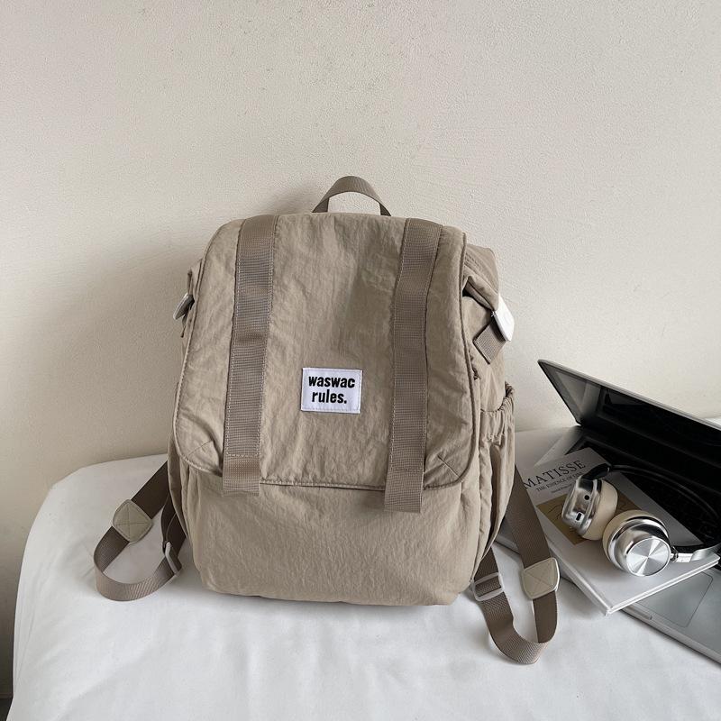 

Large-capacity Casual and Simple Schoolbag, Backpack Travel Backpack, Dopamine Popular Commuting Backpack One Size хаки