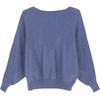 2021 Japan Korea Batwing Sleeve Women's Knitwear: Autumn/Winter Long Sleeve Loose Pullover Sweater