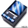 Men's Formal Business Jacquard Tie Gift Box Set
