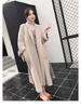 2025 Autumn/Winter Korean Style Slimming Plus Size Mid-Length Wool Coat