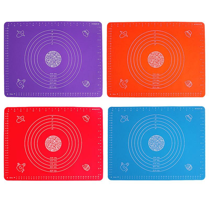 Extra Thick Large Silicone Kneading Mat - High Temp Resistant Baking & Cutting Board