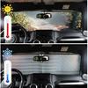 Windshield Sunshade Heat Shield Sun Visor Mat for Jeep Wrangler TJ JK 1997-2018