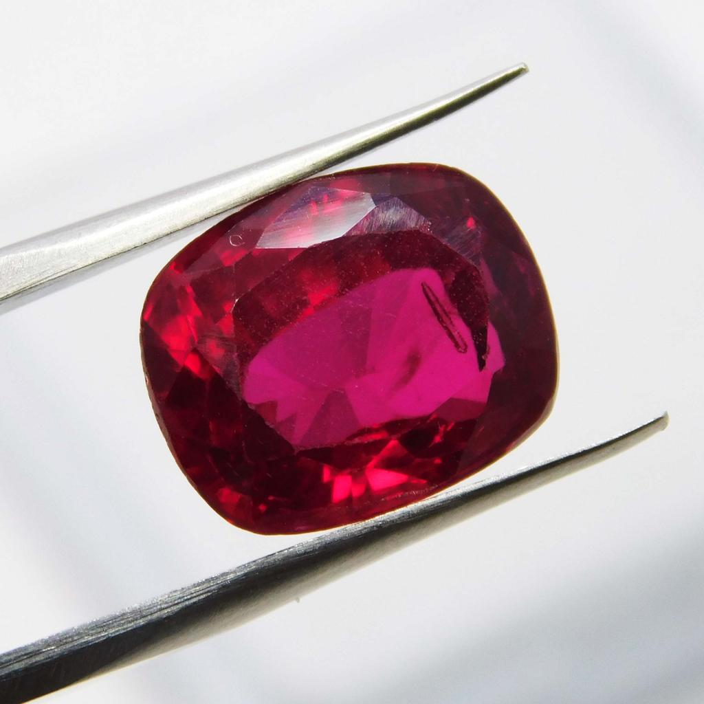 Beautiful CERTIFIED 6.20 Ct Natural Red Ruby Cushion Cut Loose Gemstone A-2977