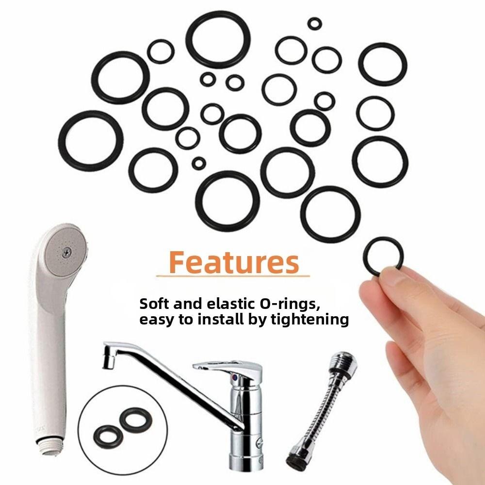 Maintenance Air Conditioning O Ring Kit Rubber Accessories O-Type Sealing Rubber Ring Automotive