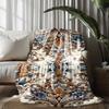 Floral Pattern Blanket Microfiber Flannel Cover Blanket Bedroom Living Room Sofa Soft And Comfortable Home Decoration