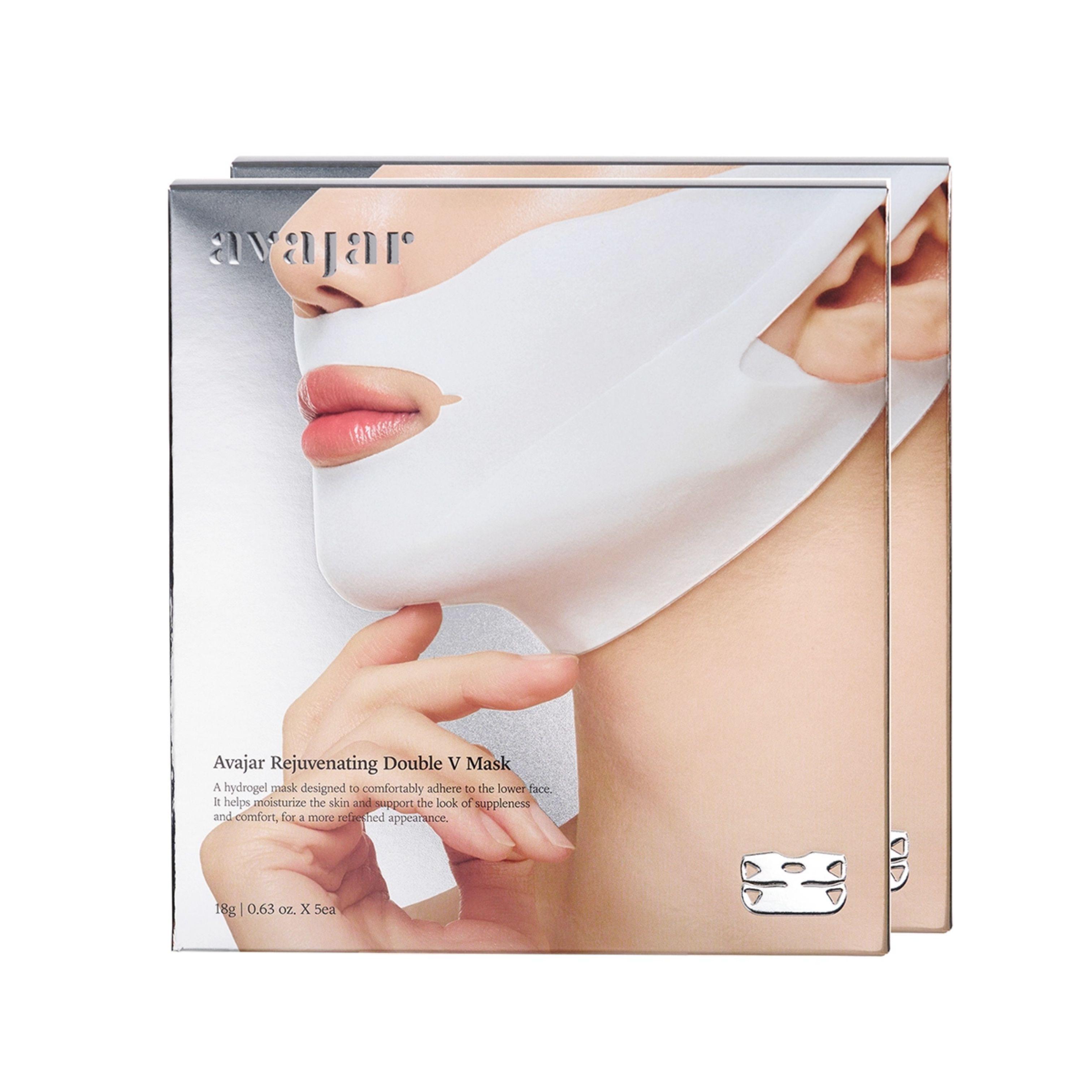 Avajar Rejuvenating Double V Mask 5ct x 2
