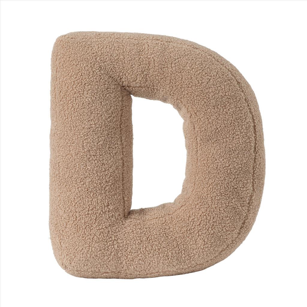 Plush Abc Alphabet Pillow For Children With Sheep Wool Fabric And Soft Support