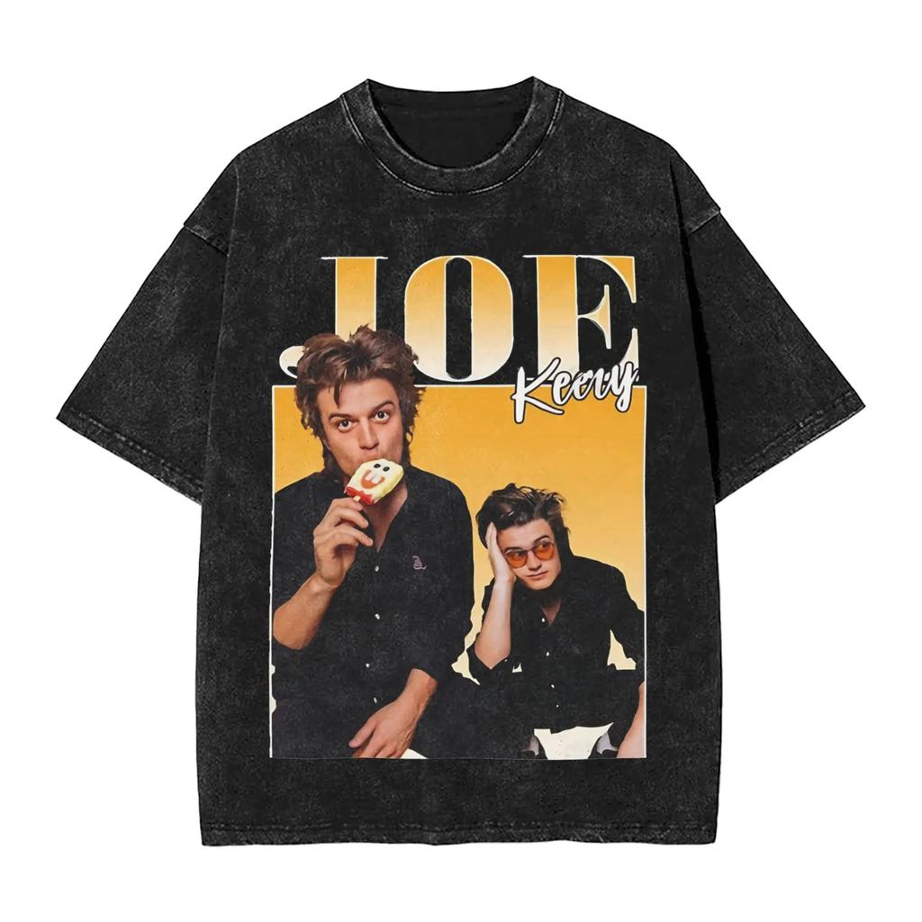 2026 Maglietta Grafica DJO Joe Keery Calda Uomo Donna Cotone Lavato Vintage Estate Nuovo Top Harajuku High-street Casual Maglietta Oversize Manica Corta