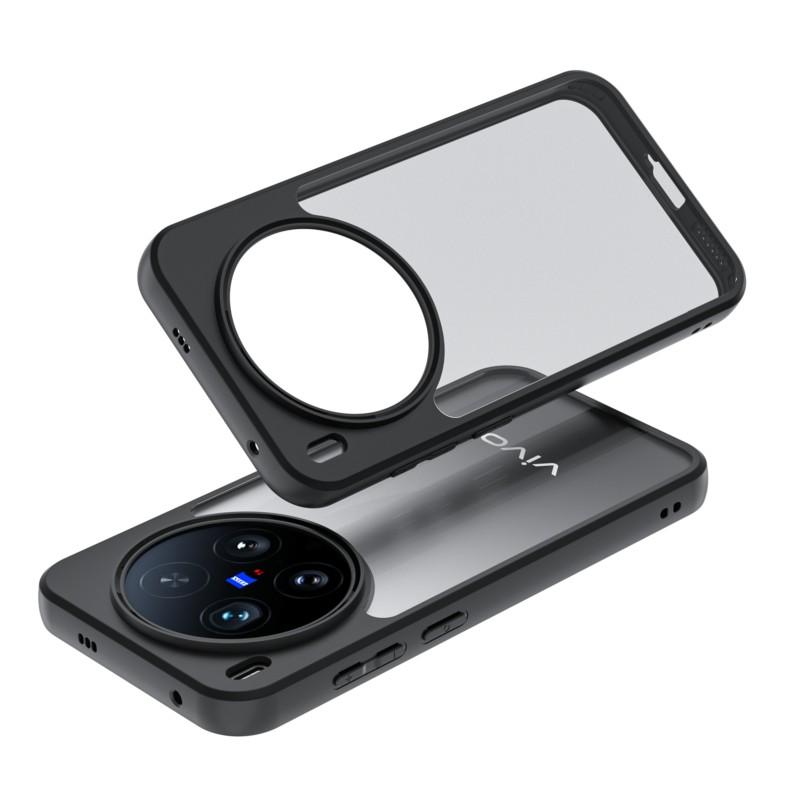 For Vivo X300 Case for Vivo X300 Cover TPU Phoen Case Simple Black Matte Shell Anti-fingerprint Phone Case For Vivo X300