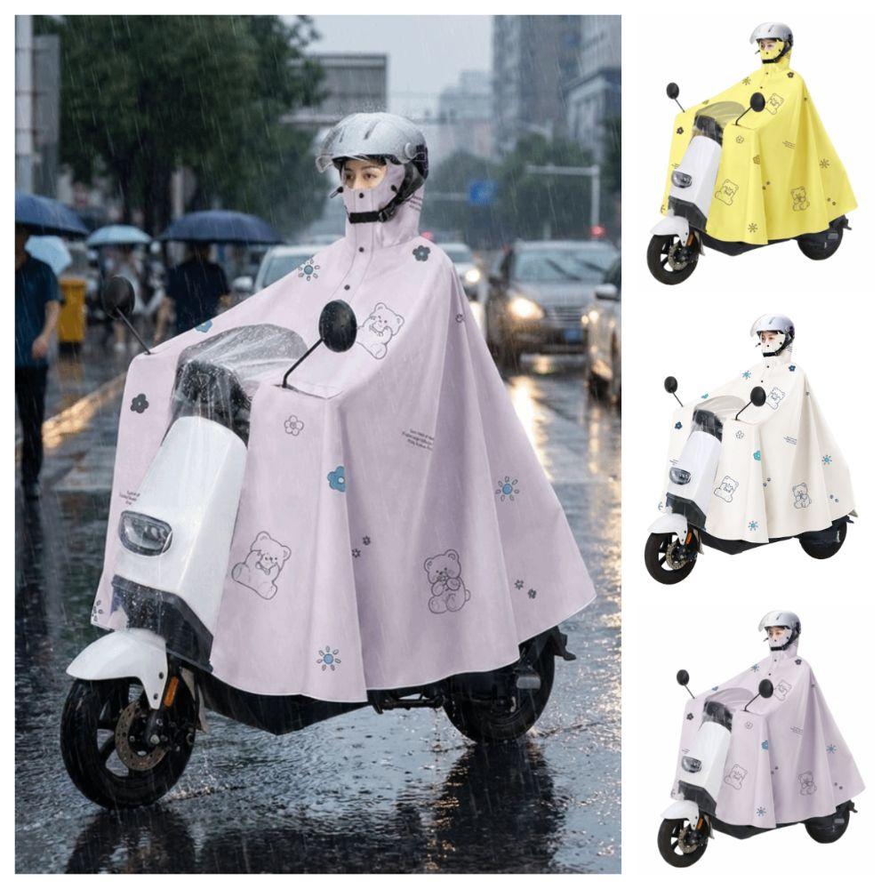 High Neck Vehicle Raincoat Waterproof Motorcycle Raincoat Electric Bicycle Raincoat Heavy Rain
