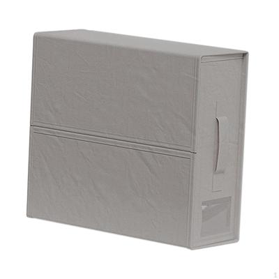 Bed Sheet Organizer Foldable Storage Box with Transparent Square Window 15" X 4.7" 12"
