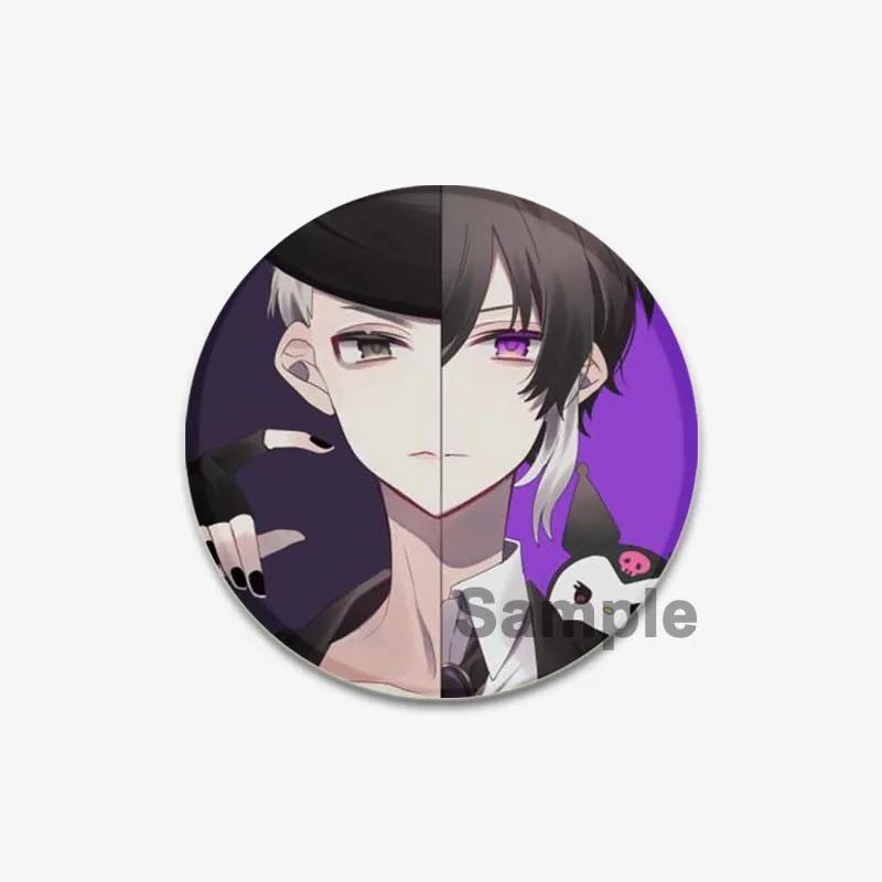 32/44/58mm Bungo Stray Dogs Pin Agency Atsushi Nakajima Dazai Osamu Soft Button Decorative Handmade Hat Badge Gift Accessory