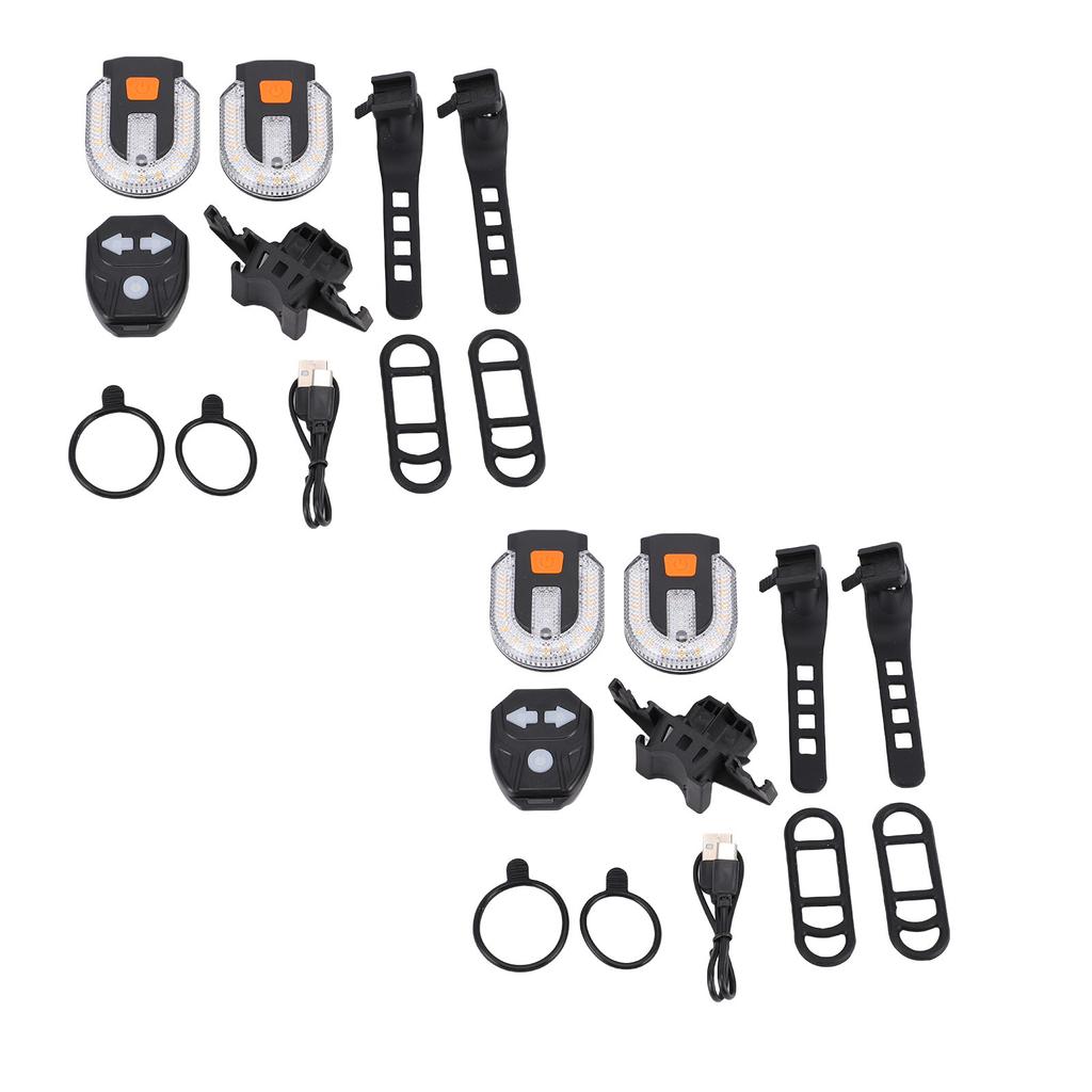 Bike Tail Lights Split Integrated Rear Lights USB Rechargeable Bike Turn Signal Lights for Cycling 5 Mode