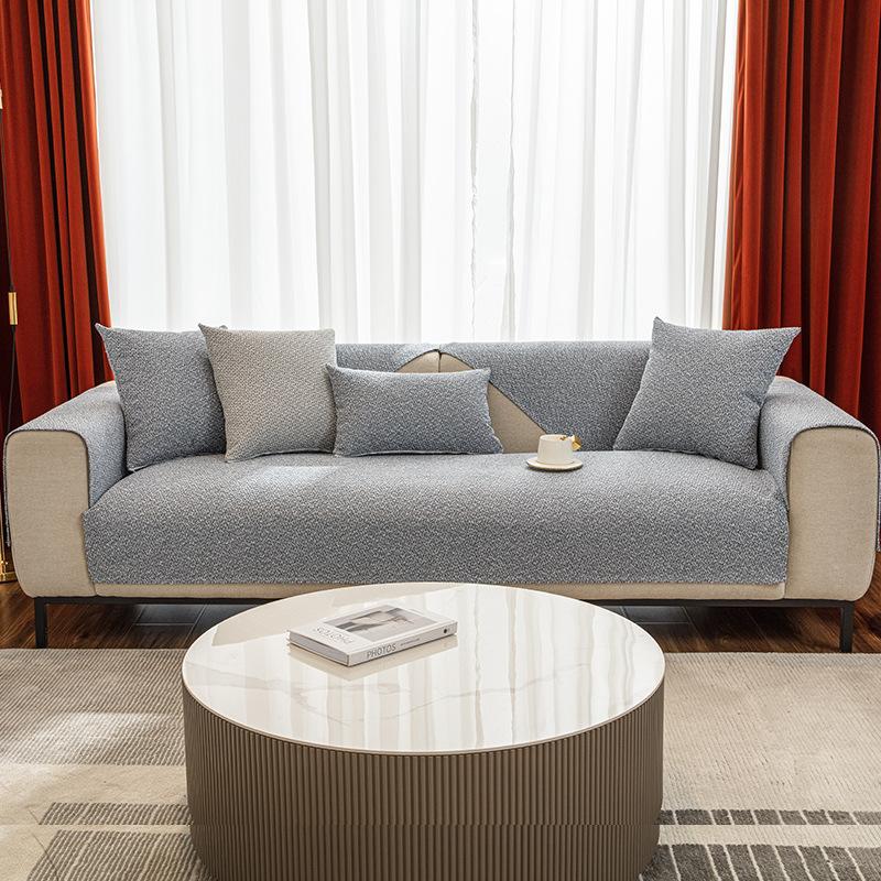 

Новая подушка для дивана Четыре сезона Универсальная Хлопок Лен Нескользящая Простая Современная Легкая Роскошь Чехол для подушки спинки дивана 70x70