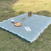 Picnic mat linen tablecloth camping blanket atmosphere tablecloth picnic mat outing car trunk mat