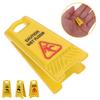 5Pcs Mini Caution Wet Floor Sign Single-side Realistic Miniature Dog Cat Vomit Caution Sign Small Warning Sign Desk Dollhouse Decoration Accessories
