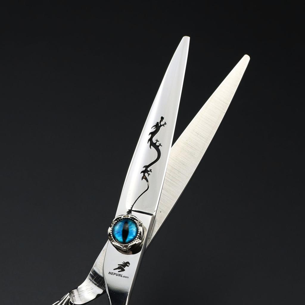 6.0 Inch Knife Head Dragon Pattern, Hair Scissors, Hair Scissors, Flat Scissors, Tooth Scissors, Thin Scissors, Special For Hair Salons