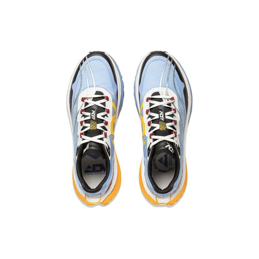 Li Ning A-Silk Stabilita Tlumení nárazů Protiskluzové Odolné proti opotřebení Prodyšné Podpora Odpružení Nízký profil Trailová běžecká obuv Pánské tenisky ARNU003-15