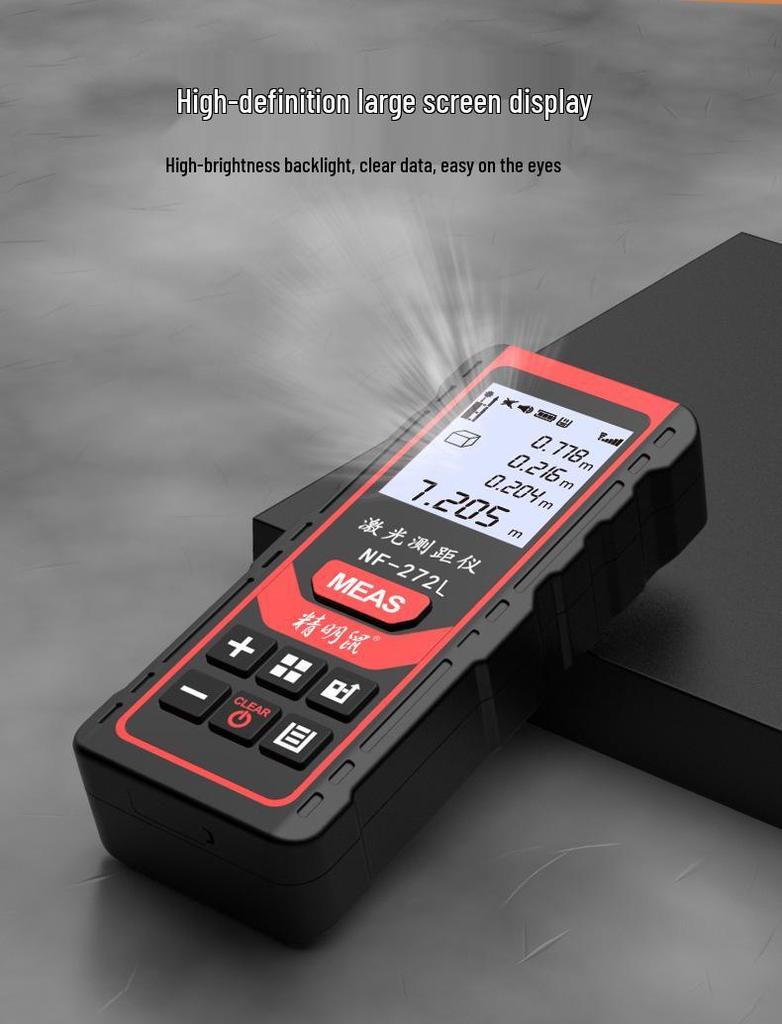 Jingming NF-271 High-Precision Laser Rangefinder Infrared Tape Measure