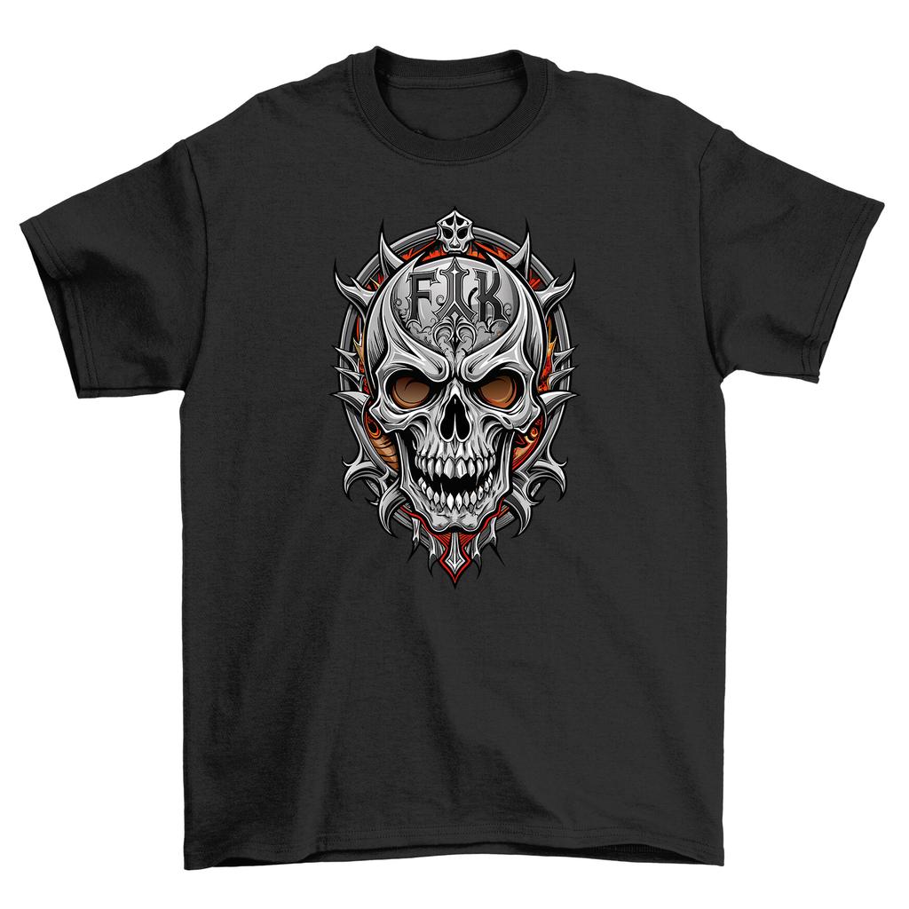 Gothic_84 Skull and Crossbones'' T-Shirt Mens Womens Tees Top - Darkly Hilarious! 100% Cotton Tee with