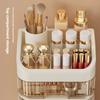 Desktop Cosmetics Storage Box Dust-proof Organizer Box Luxury Skin Care Products Facial Mask Lipstick Plastic Storage Bin