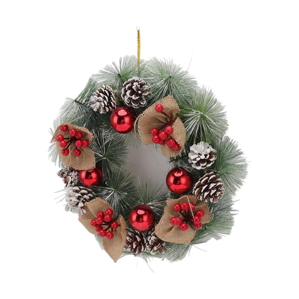 Christmas Garland Vivid Lifelike Pine Needles Christmas Decorative Garland for Front Door Home
