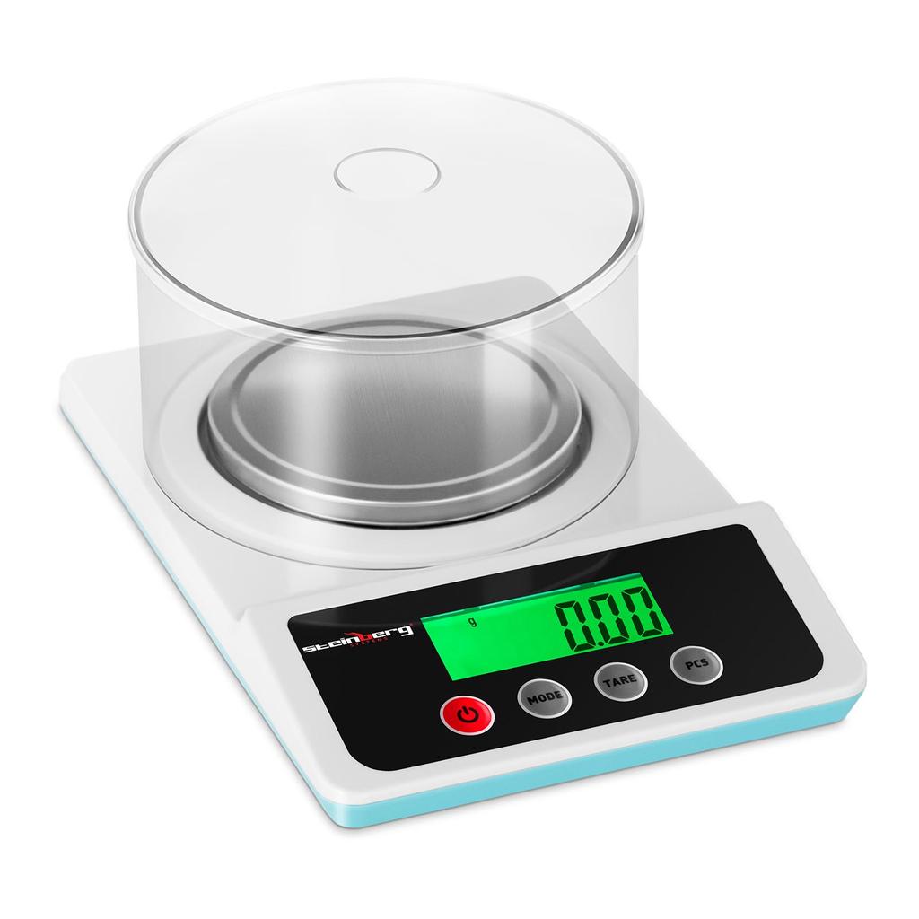 Precision Laboratory Scale with Draft Shield 500g 001g