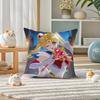 Sailor Moon Sailor Pluto Anime Plush Pillow Cover Soft Short Plush Cushion Cover For Sofa Bedroom Home Decor Gift Decoration