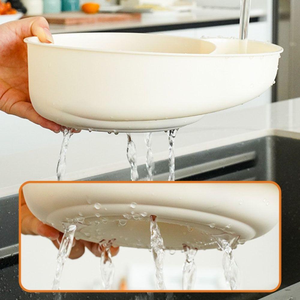 Snail Shape Vegetable Washer Portable Fruit Washing Basket New Drainer