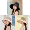 Summer Outdoor Sun Hat For Women With Pearl Decor And Wide Brim For Sun Protection And Breathability