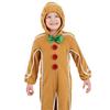 Christmas Gingerbread Man & Halloween Skeleton Knight Children's Jumpsuit Costume