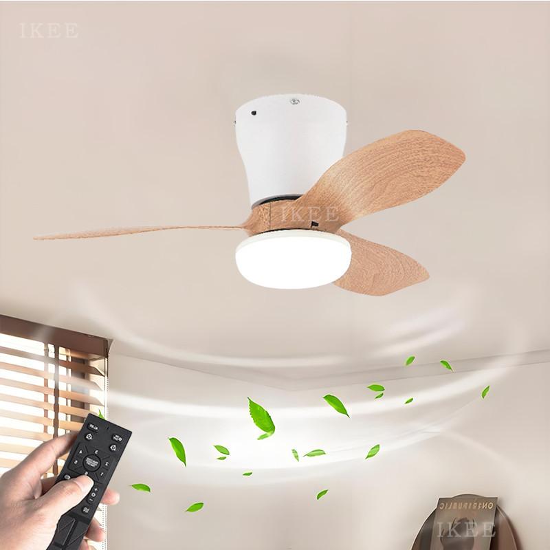 3 Light Colors 6 Speed Adjustable Ceiling Fan Light Living Room Kitchen Balcony Fan Lamp Modern LED Lighting Fan