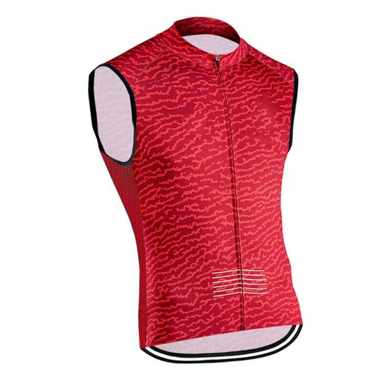 Mens Cycling Vest Road Biking Quick-Dry Breathable Jersey Sleeveless Bike Apparel Performance Wear