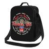 Motorcycle Ride Route 66 Insulated Lunch Bags for US Numbered Highways Resuable Thermal Cooler Food Lunch Box Work School Travel
