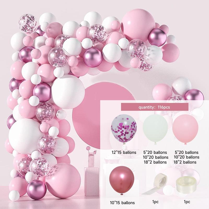 Balloon Chain Set Confession Engagement Balloon Set Opening Birthday Scene Arrangement Balloon