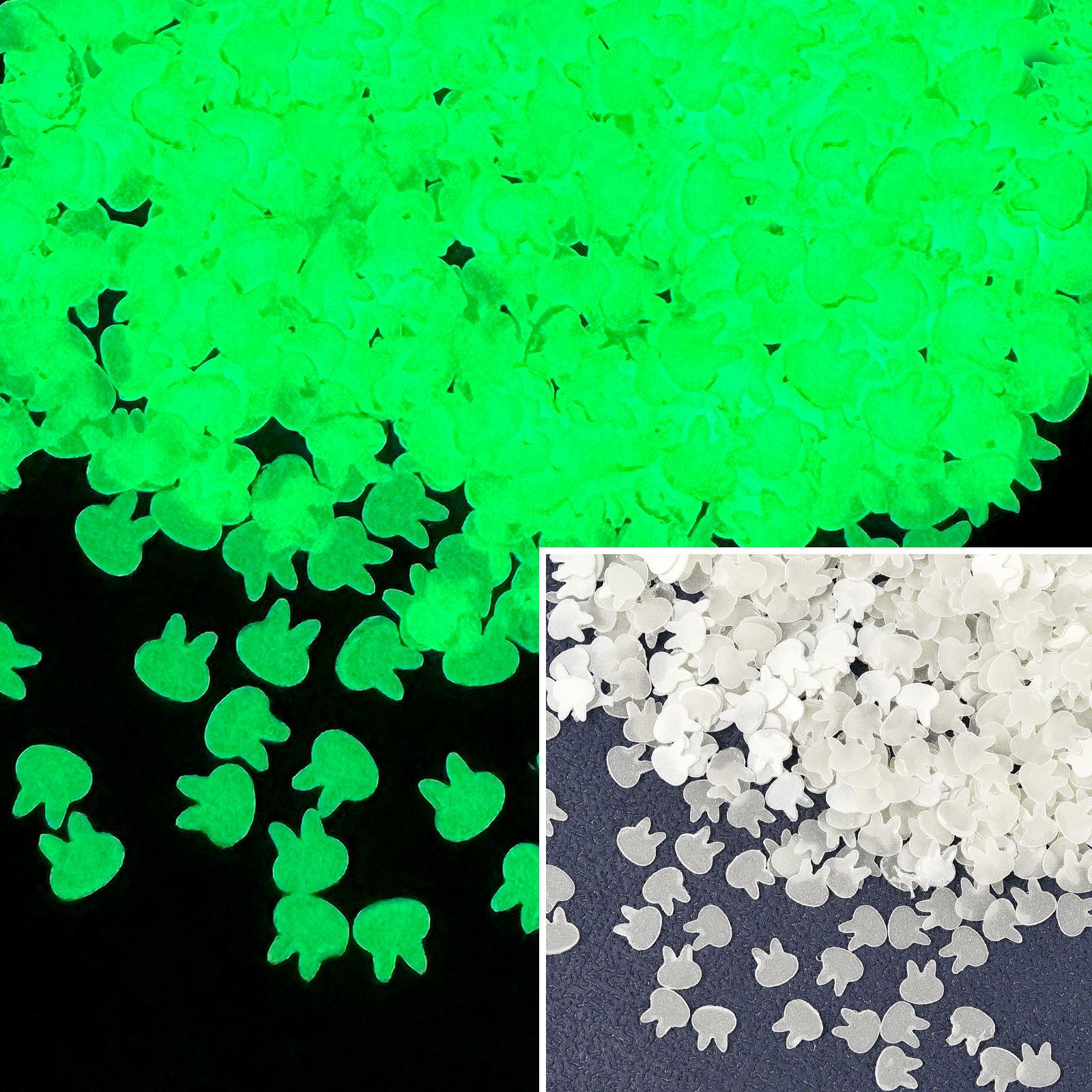 10g/bag 3mm Luminous Moon Stars Sequins Epoxy Resin Filling For DIY Nails Art Clear DIY Resin Sequins Glitter Craft 10g