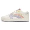Non-Slip Wear-Resistant Low-Top Skate Shoes Women Sneaker White Purple 122318057-4