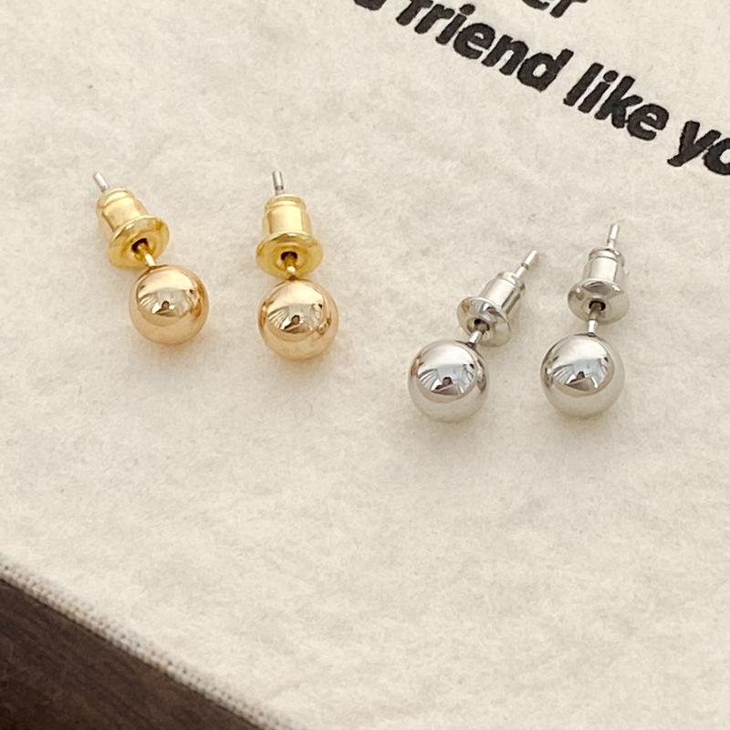 Irregular Crescent Moon Boat Earrings: European American Design, Detachable Two-Way Wear, Retro Lava Studs for Women.