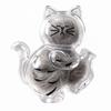 Transparent Acrylic Cat Shaped Pet Hair Storage Jar Cartoon Design Perfect For Cat Owners To Store Fur And Whiskers As Keepsake
