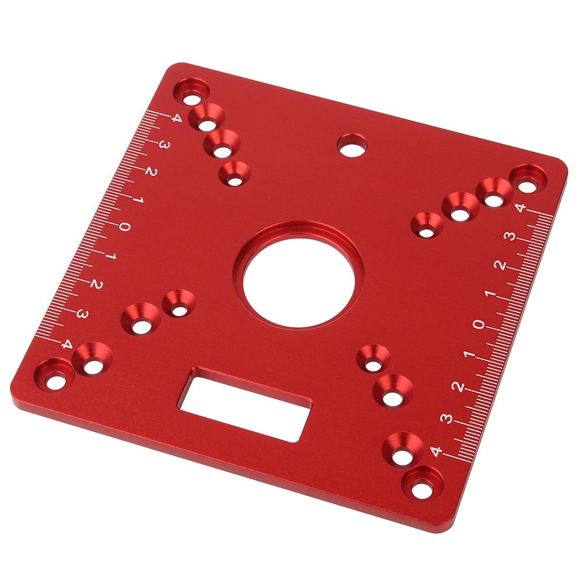 

Multi-Functional Aluminum Alloy Flip-Chip Board Woodworking Trimming Machine DIY Modification Router Table Insert Plate Benches