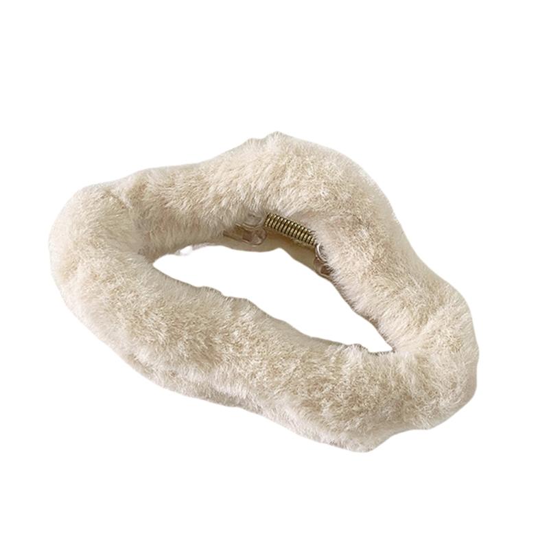 New Large Claw Clip Plush Cloud Hair Clip Stage Performances Barrettes for Women and Girls
