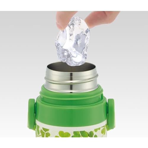Skater Children's Stainless Steel Water Bottle Direct Drinking 470ml Pikmin Child-friendly Lightweight Type Cold Storage Waterbottle Sports Bottle Cut