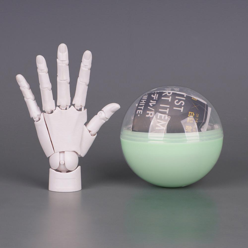 1/2 Scale Mini Hand Figure Gashapon Action Figure Model Toys Highly Articulated Finger Joints Right Hand for Drawing Sketch