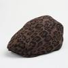 Fashion Leopard Print Beret Women Autumn Winter Thick Warm Hats Trend Hip Hop Women's Hat Vintage Berets Male