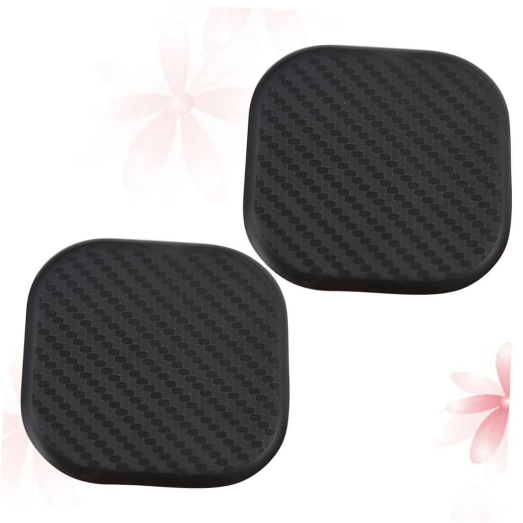 ABOOFAN 4pcs Car Coaster Cup Holder for Drink Travel Decoration Silicone Coaster Car Cup